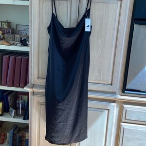 Xxxiticat slip dress sz L black nwt body shaper